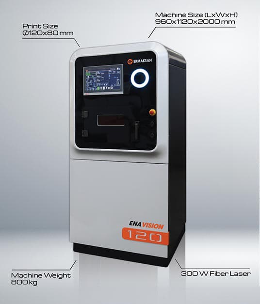 Ermaksan ENAVISION 120 metal additive manufacturing machine